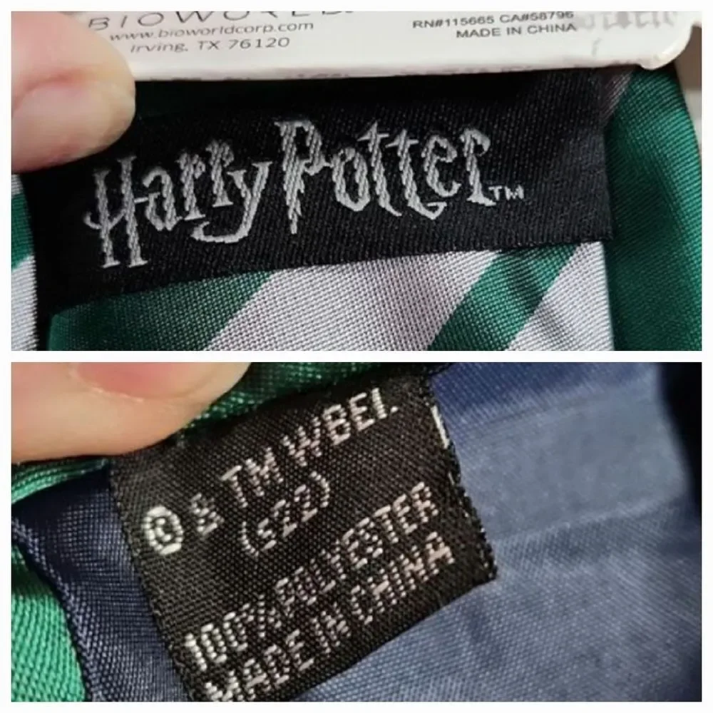 🏖NWT Harry Potter Green & Gray Slytherin Costume Set